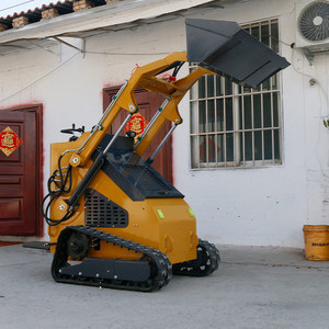 Minicargadora Compacta de Gasolina Confiable con Ruedas y Orugas Pequeñas, con Motor para Uso Profesional en Paisajismo - Product Image 1