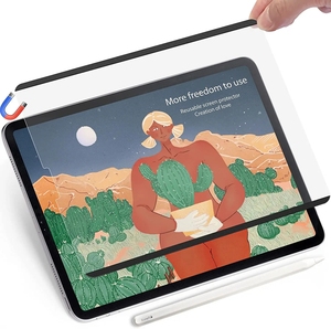 Protector <span class=keywords><strong>de</strong></span> pantalla magnético para iPad Pro <span class=keywords><strong>11</strong></span> 12,9 pulgadas <span class=keywords><strong>2022</strong></span>/2021/2020/2018 película PET mate para dibujar, escribir, sentirse como en papel - Product Image 1