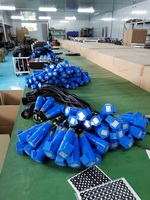Cordon de dérivation Socapex 19 broches vers connecteurs d'alimentation standard CEE câble d'extension d'alimentation femelle