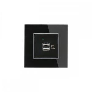 <span class=keywords><strong>Prise</strong></span> <span class=keywords><strong>murale</strong></span> en verre avec interrupteur CNSKOU, prix bas, certifiée CE/RoHS UKCA, double cadre, <span class=keywords><strong>prise</strong></span> allemande/européenne, charge rapide <span class=keywords><strong>USB</strong></span> - Product Image 2