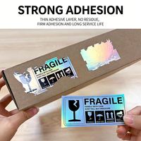 Autocollants en coquille d'œuf personnalisés Teddy Graffiti Logo de sécurité DIY Autocollants en vinyle adhésifs destructeurs Autocollants en coquille d'œuf holographiques