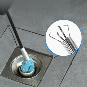 Desatascador de desagües y inodoros, herramienta cilíndrica de 60cm, 90cm, 1.6m, 2m para desagües domésticos - Product Image 1