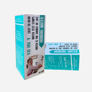 Offre Spéciale qualité de l'eau sulfure d'hydrogène, chlore libre, nitrate, bandelette de <span class=keywords><strong>test</strong></span> de chlorure de sodium 10 paramètres avec <span class=keywords><strong>test</strong></span> de bactéries - Product Image 4