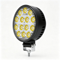 Superhelle 14 LED Runde Spot-Fahrleuchte für 4x4 SUV für ATV 48W Hochleistungs-Offroad-Nebelscheinwerfer-Set