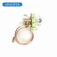 Bagian Pemanas Air Gas LPG, Rakitan Pilot Burner dengan Termokopel dan Elektroda Pengapian untuk Penggunaan Komersial, Rumah Tangga & Luar Ruangan
