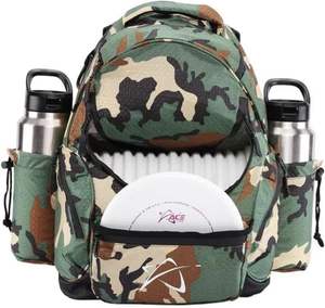 กระเป๋าเป้สะพายหลังสีดำ ทนทาน น้ำหนักเบา ความจุ 24 กระป๋อง พร้อมช่องเก็บอุณหภูมิขนาดใหญ่ 16 ดิสก์ สำหรับกีฬาดิสก์กอล์ฟ ตัวอย่างสินค้าฟรี - Product Image 1