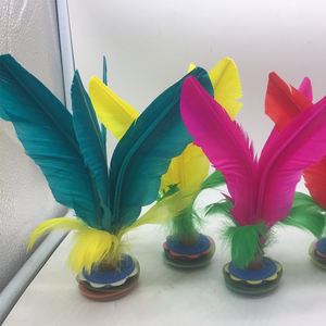 Volantes de plumas de Kick Feather, Badminton Original de China, pluma de volantes <span class=keywords><strong>Jianzi</strong></span>, 2020 - Product Image 1