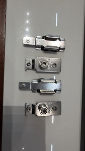 บานพับทองเหลืองแบบซ่อน 180 องศา ปิดแบบนุ่มนวล อุปกรณ์ประตู 6 รู 1 คู่ - Product Image 6