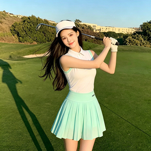 Ready-to-Wear Golf Women's Sleeveless Sports Outfit With <strong>Stretch</strong>, Quick-Drying and Breathable High-Quality <strong>Skirt</strong> - Product Image 4