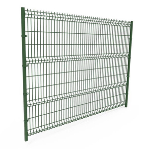 Bảo trì thấp thép <span class=keywords><strong>PVC</strong></span> an ninh đường lái xe cổng hàng rào đường sắt Curvel chu vi kim loại 3D cong Hàn vườn dây lưới hàng rào - Product Image 3