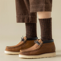 Haute qualité en gros nouveau lourd doux confortable botte de randonnée 95% laine chaussettes hiver thermique chaud épais hommes laine mérinos chaussettes