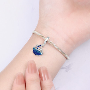 2026 Hot Selling <b>Copper</b> Moon Seaside Landscape Pendant <b>Bracelet</b>, Unique and Versatile DIY <b>Bracelet</b> Jewelry Accessories - Product Image 6
