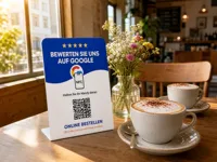 Tarjeta RFID NFC de 150*110*50mm para reseñas de Google, 13.56MHz, impermeable, programable, con chip URL Tap para Alemania