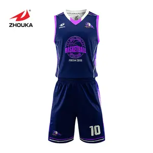 Odm Oem Design Basketbalshirts Custom Sublimatie Basketbal Jersey Heren Oversized Polyester Basketbal Uniform Shirt