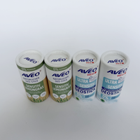 Boîte d'emballage biodégradable 100 % écologique faite à la main, design personnalisé, conteneur de baume à lèvres recyclable, haute qualité