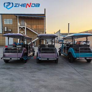 Autos Clásicos de Lujo Color Púrpura, Autos Utilitarios Nuevos de 11 Asientos, Auto Eléctrico Vintage Antiguo para Turismo en Venta - Product Image 3