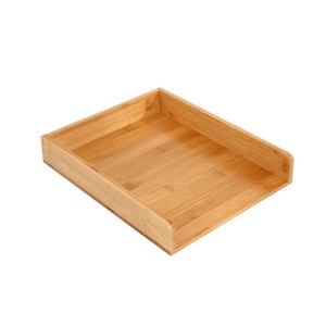 Solid Wood Dumpling <b>Tray</b> Stackable Frozen Food Storage Serving Plate For Kitchen Use - Product Image 5
