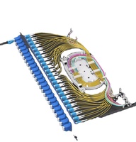 Equipo de telecomunicaciones de 19 pulgadas SC 24 puertos Distribución de fibra óptica panel de conexión de Marco ODF hecho en China