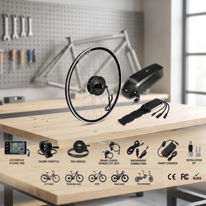 250-1000W <b>Hub</b> Motor Brushless E Bike Conversion Kit Integrated Controller Lithium Battery LED Display <b>Electric</b> Bicycle Upgrade - Product Image 3
