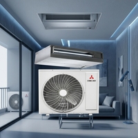 Unité de chauffage et de climatisation Mitsubishi Heavy-Haier 7500W 220V pour maison, système de ventilation centralisée, air sain, chauffage et refroidissement efficaces