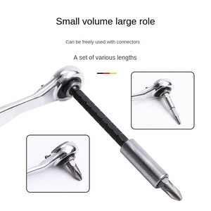 Xách tay mini 72-răng một chữ thập lục giác <span class=keywords><strong>Ratchet</strong></span> cờ lê công cụ lao động tiết kiệm nhanh hai chiều đa chức năng DIY lớp OEM số liệu - Product Image 3