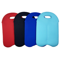 Porte-vin réutilisable personnalisé avec 2 compartiments isothermes, sac à vin en néoprène, idéal pour les voyages