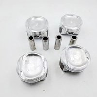 Kit de pistons moteur haute performance pour alésage de cylindre 73mm 0.00 0.50 OE 13010-RB0-000 compatible avec Honda Fit Jazz 1.3L L13A1 (lot)