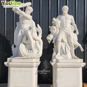 有名なギリシャの天然大理石ファルネーゼのヘラクレス像 - Product Image 2