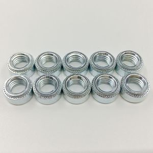 Cls Press-fit <b>Nuts</b> M3 M4 M5 M6 M8 M10 Carbon Steel Galvanized Flat Head Metric Thread Size 7.0mm - Product Image 1