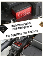 ROFUN 2026 Nuevo BAHA5S BAHA 5S Buggy RC 4WD a Gasolina Nitro RTR, Camioneta Baja a Control Remoto con Motor de Dos Tiempos de 36CC CNC