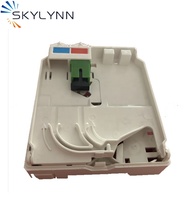Boîtier PTO Telenco Adaptateur Fibre Optique SCAPC Pigtail Rouge G657A2 Sortie Optique pour Télécommunications Réseau Bouygues OTO