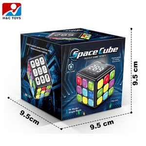 Cube spatial électronique avec écran d'affichage, lumière colorée rechargeable, cube à clés, <span class=keywords><strong>9</strong></span> jeux de <span class=keywords><strong>puzzle</strong></span> amusants - Product Image 6