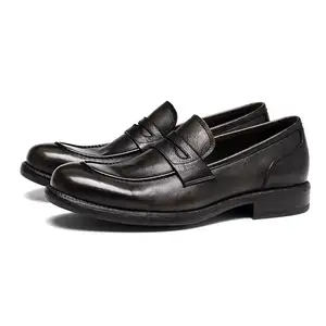Деловая Мужская обувь; Классические лоферы; Новые стили; Официальная итальянская мужская обувь