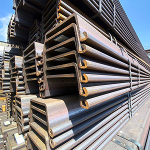 400x100 सेकंड हैंड स्टील शीट ढेर z प्रकार यू प्रकार हॉट रोल्ड शीट ढेर निर्मित स्टील शीट ढेर - Product Image 6