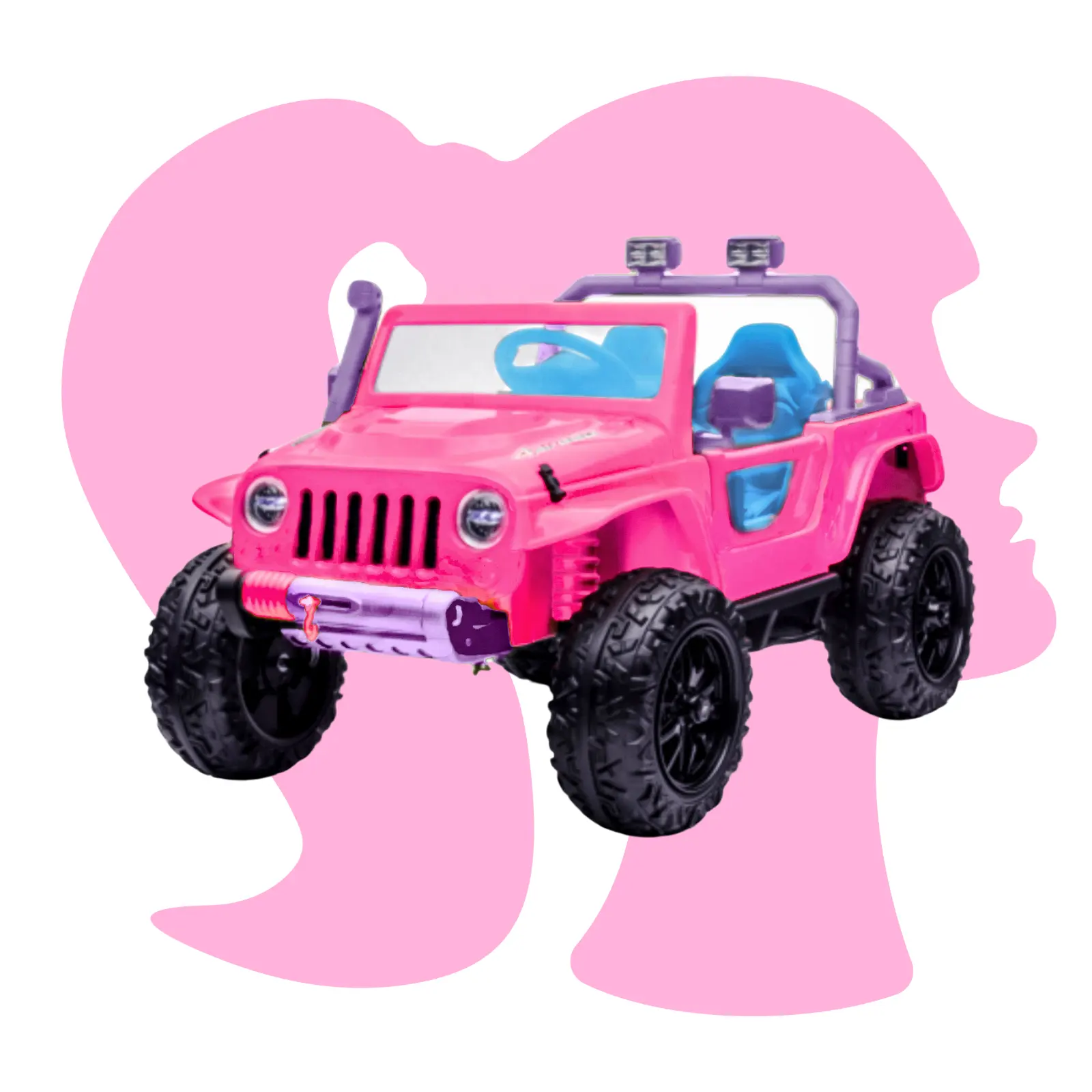 Lorda 2024 novo carro de brinquedo rosa para o ar livre para meninas carro elétrico 24V personalizável em cores disponíveis