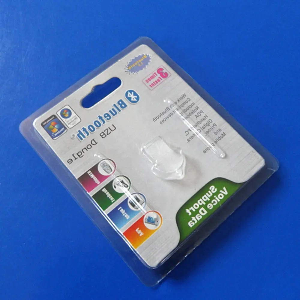china made clear pvc transparent plastic electronic blister insert card protector blister clamshell packaging