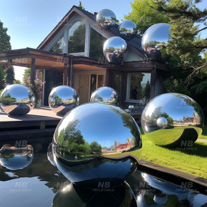 PVC Inflatable Shiny Mirror Balls Reflective Lightweight <b>Decoration</b> <b>Balloons</b> Customized PVC Inflatable Shiny Mirror Balls Reflec - Product Image 6