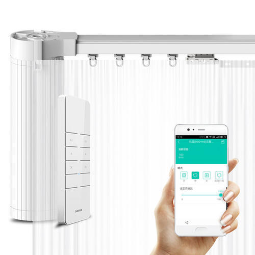 Shuwei умный дом по индивидуальному заказу длина WIFI Zigbee Беспроводной Tuya Assistant Alexa поддерживает Смарт-занавес