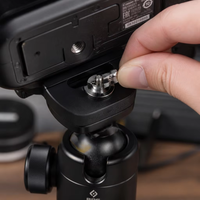 Vis de fixation pour mini caméra espion discrète, en acier, haute précision, norme DIN, avec anneau en D, 1/4, pour trépied photo, personnalisée sur mesure