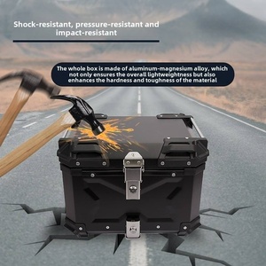 Caja Superior para Motocicleta, 28L 32L 36L 45L 55L 65L 80L 100L, Caja Trasera <span class=keywords><strong>de</strong></span> Aluminio para Almacenamiento, en Oferta - Product Image 4