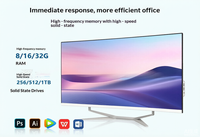 PC Todo en Uno Personalizado de Fábrica de 27 Pulgadas, Core i7 i9, Computadora de Escritorio Monobloque para Negocios y Oficina, OEM ODM, Venta al Por Mayor de PC AIO