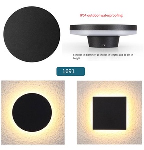 Lámpara de Pared <span class=keywords><strong>LED</strong></span> para Exteriores, Impermeable, Moderna y Creativa, para Jardín, Villa, Balcón, Valla, <span class=keywords><strong>Fachada</strong></span> - Product Image 4