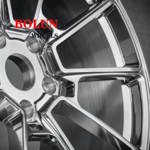 ล้อปลอมแปลงสีเทาเคลือบ/ขัดเงาแบบกำหนดเองสำหรับ <span class=keywords><strong>Porsche</strong></span> <span class=keywords><strong>Carrera</strong></span> 4S <span class=keywords><strong>CABRIO</strong></span>, 992 4S, 20x9 21X8.5 21X11.5, PCD 5X130, ET + 50/+ 45/+ 60 - Product Image 6
