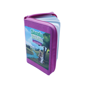 Livre de Bible pour enfants en bas âge de 0 à 3 ans avec des pages interactives au <span class=keywords><strong>toucher</strong></span> et des <span class=keywords><strong>contes</strong></span> classiques de la Sainte Bible - Product Image 1