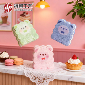 Figura de animal de resina Dp, oso de dibujos animados, adorno decorativo para decoración del hogar y escritorio - Product Image 2