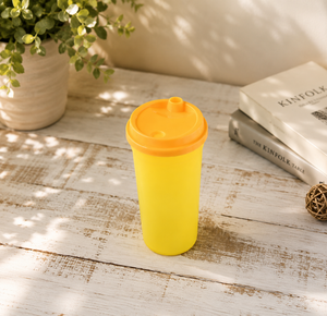 Gobelet réutilisable en plastique PP avec couvercle, portable, pour café, thé glacé, jus, tasse à emporter, anti-fuite - Product Image 1