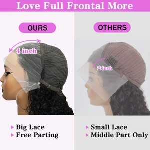 FH Usine Vente Perruques Droites 13x4 Dentelle Frontale Perruques de Cheveux Humains Bande Détachable 180% Densité Vietnamien Cheveux Humains Naturels - Product Image 5