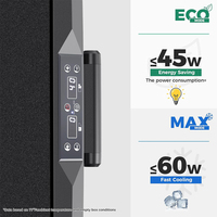 Refrigerador Portátil de Doble Zona para Auto, 45L, Compresor Eléctrico Solar para RV, Congelador, Puerto USB, Bajo Ruido, Eficiente Energéticamente, 12V DC
