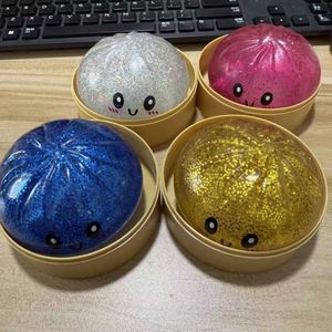 ของเล่นบีบแป้งซาลาเปา ลดราคาสุดฮอต ซาลาเปาหน้ายิ้ม ของเล่นบีบคลายเครียด บรรเทาความเครียด - Product Image 6