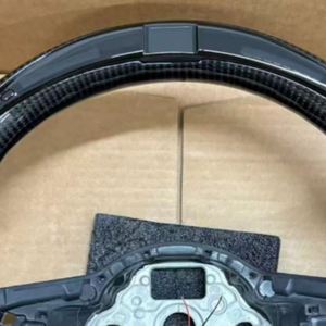 พวงมาลัยคาร์บอนไฟเบอร์ LED รุ่นสปอร์ตคุณภาพสูง สำหรับรถยนต์ Volkswagen Golf R Jetta Passat MK7 <span class=keywords><strong>Scirocco</strong></span> Polo Touareg - Product Image 4
